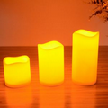 Wave Shape Electronic Candle